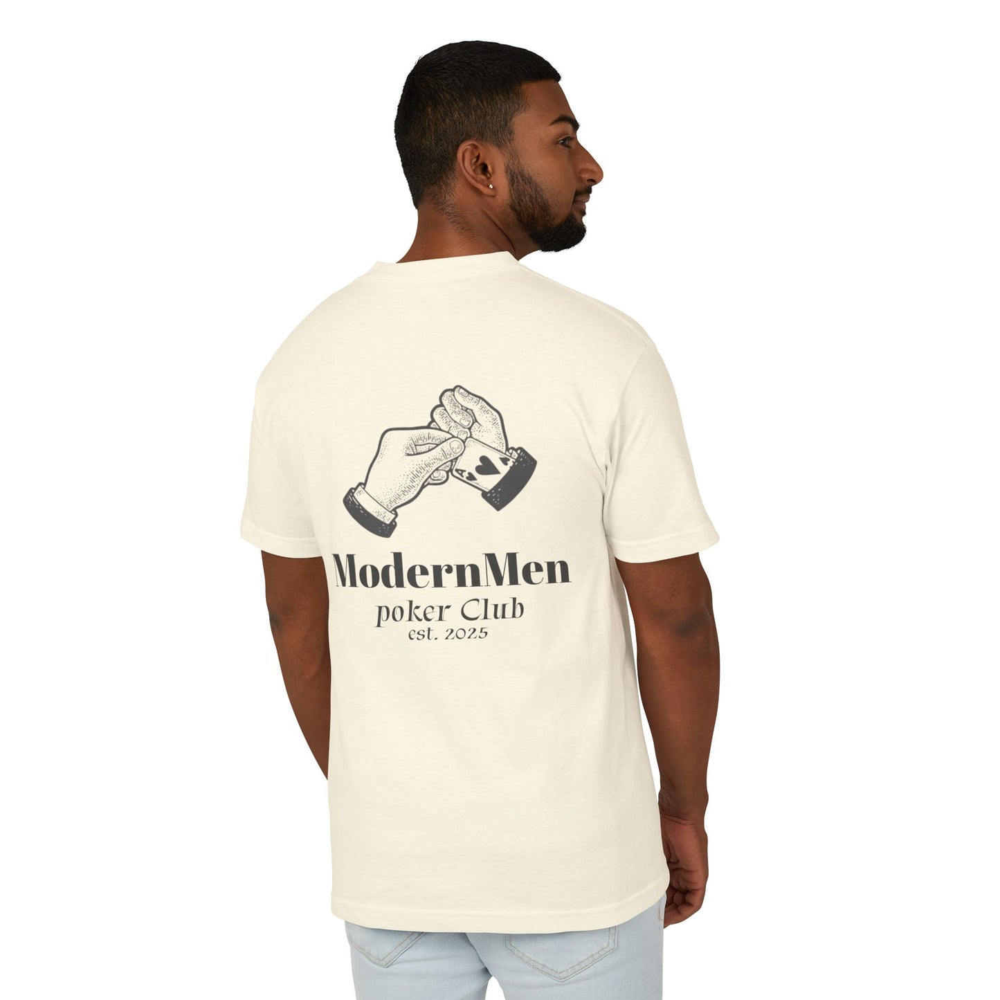 ModernMen- Poker Club - Heavyweight Cotton Tee - Hidden Ace