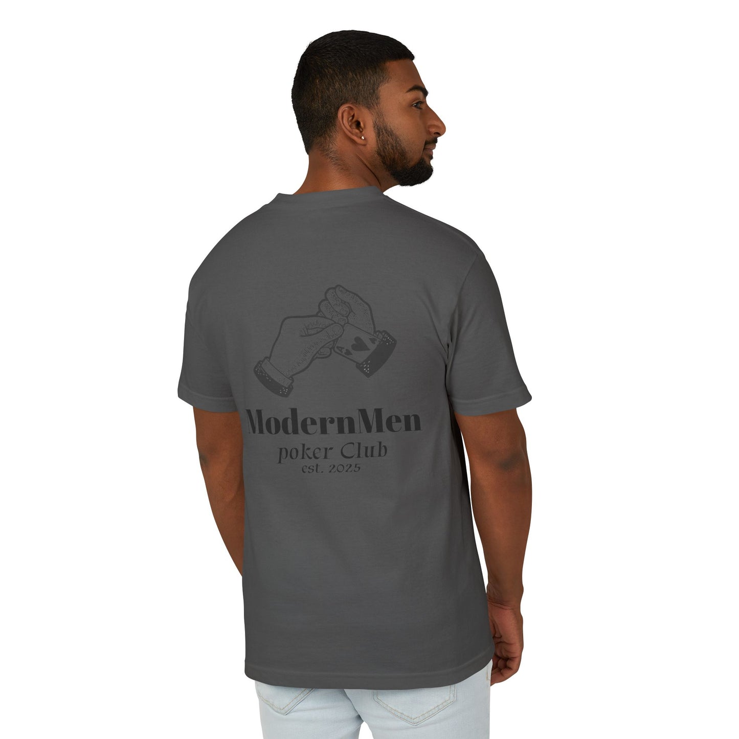 ModernMen- Poker Club - Heavyweight Cotton Tee - Hidden Ace