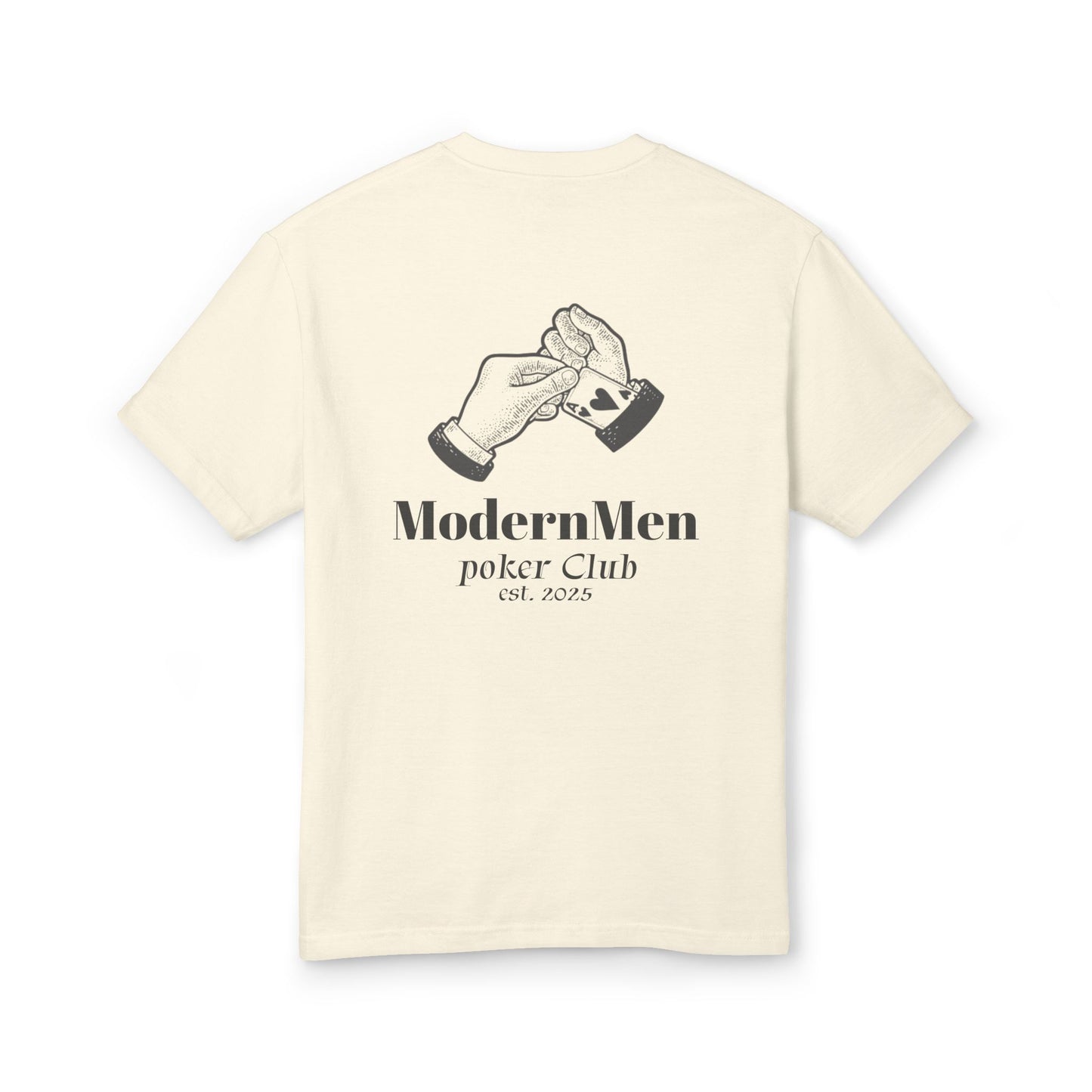 ModernMen- Poker Club - Heavyweight Cotton Tee - Hidden Ace