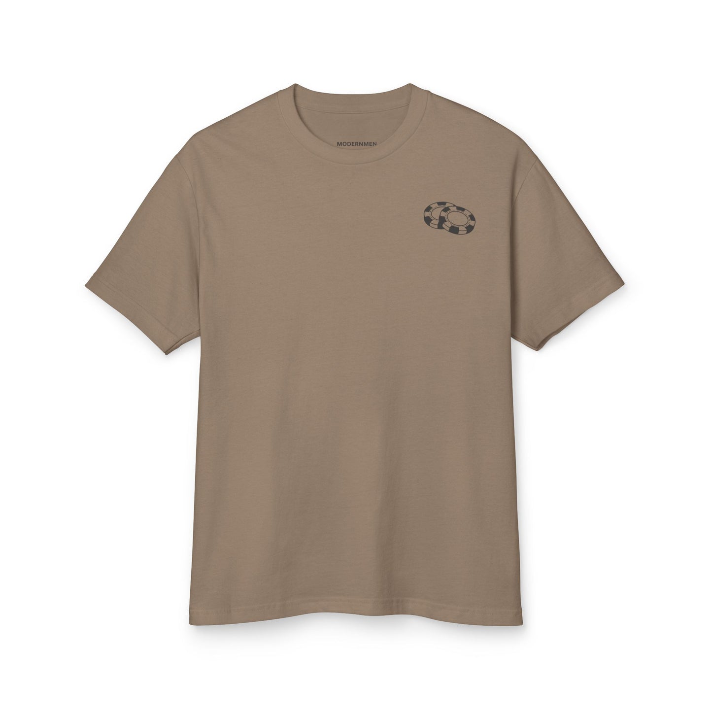 ModernMen- Poker Club - Heavyweight Cotton Tee - Hidden Ace
